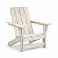 Fauteuil en bois massif finition vieillie blanc