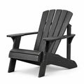 Chaise Adirondack en bois composite noir
